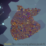 Houdini :: Non-intersecting spheres pscale fitting